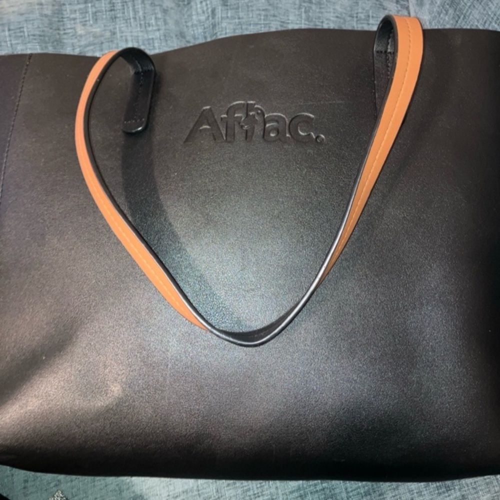 AFLAC promotional Black Bag with pouch Gemline